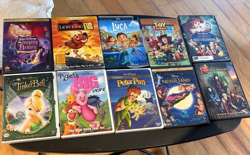 Disney DVD Movie Lot 10 Assorted Titles